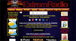 Desktop Screenshot of extremradio.net